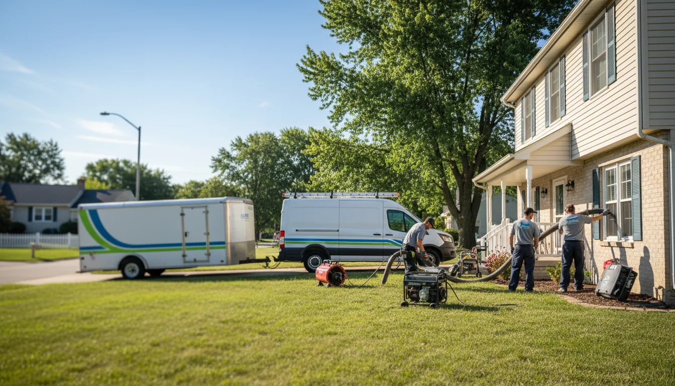 Flooded Basement Restoration And Cleanup With Repair in Iuka, KS near me